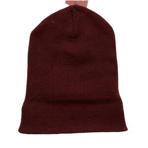 American Needle Red Knit Beanie Hat NWT